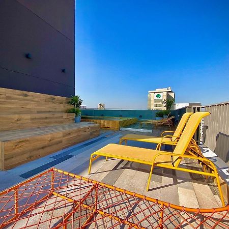 Oasis Urbano: Studio Deslumbrante Com Piscina Na Cobertura By Dabra House- Vn 03 São Paulo Kültér fotó