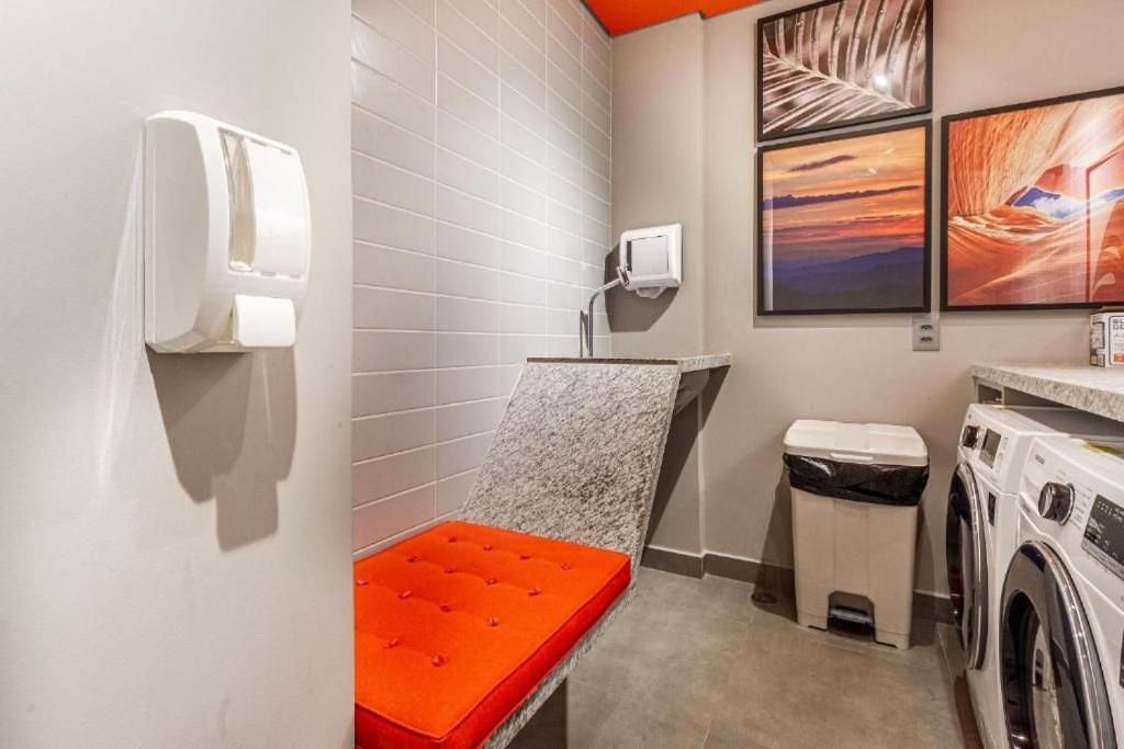 Oasis Urbano: Studio Deslumbrante Com Piscina Na Cobertura By Dabra House- Vn 03 São Paulo Kültér fotó