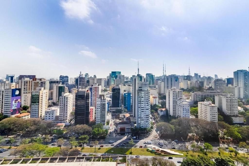 Oasis Urbano: Studio Deslumbrante Com Piscina Na Cobertura By Dabra House- Vn 03 São Paulo Kültér fotó